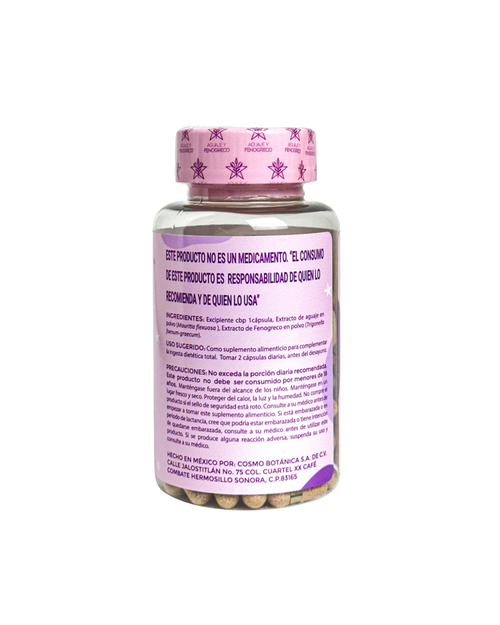 Aguaje + Fenogreco / Aumenta busto y gluteo.