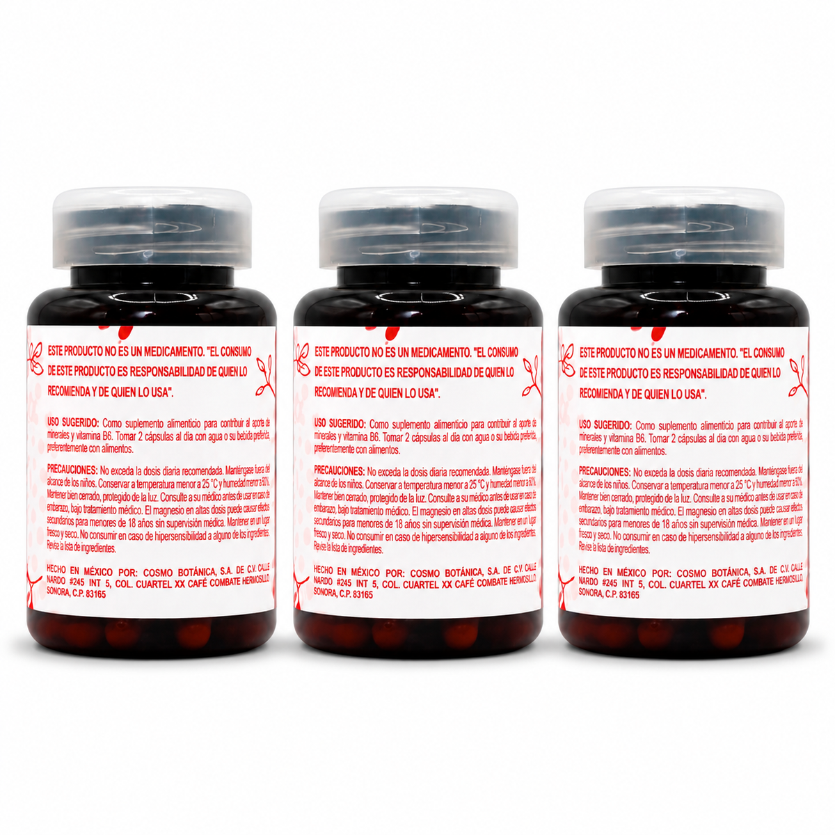 BERBERINA 97% 3 PACK | CONTROL DE PESO Y METABOLISMO ACTIVO