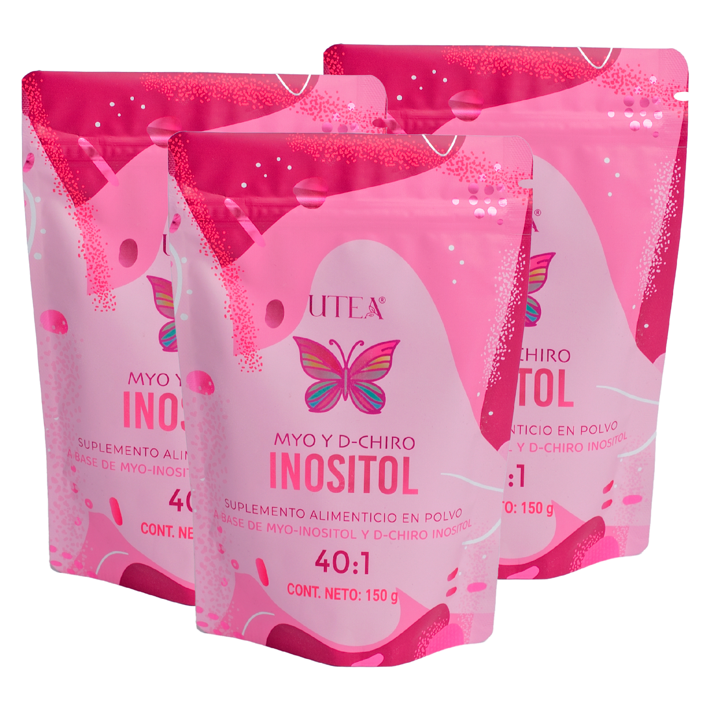 Myo & D- Chiro Inositol. Paquete de 3